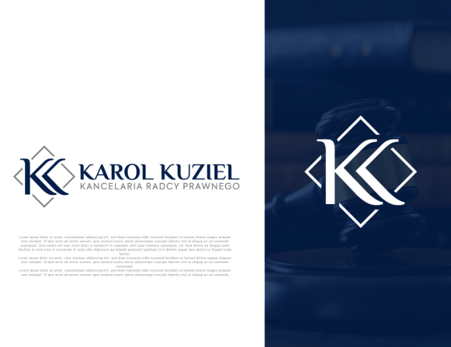 Projektowanie logo dla firm,  Logo dla kancelarii radcy prawnego, logo firm - KarolK